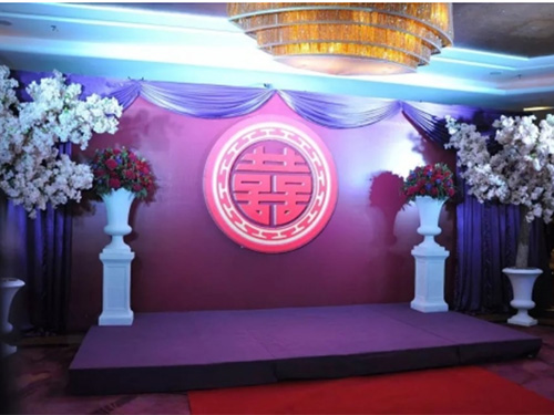 婚礼舞台布置
