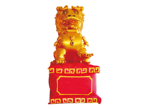 充气金狮